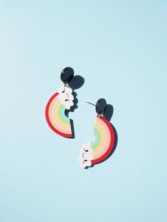 Rainbow Drop Earrings