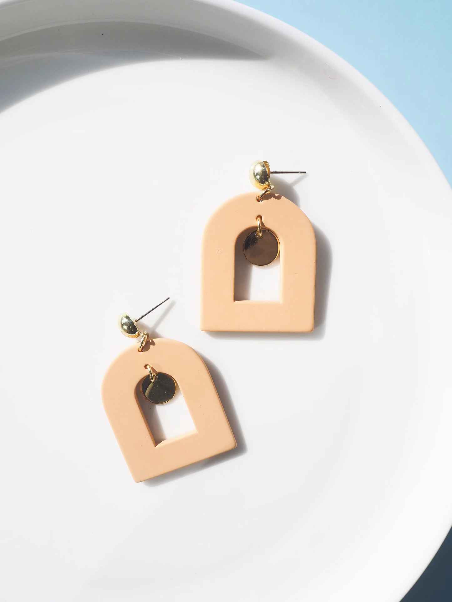 Arc Drop Earrings