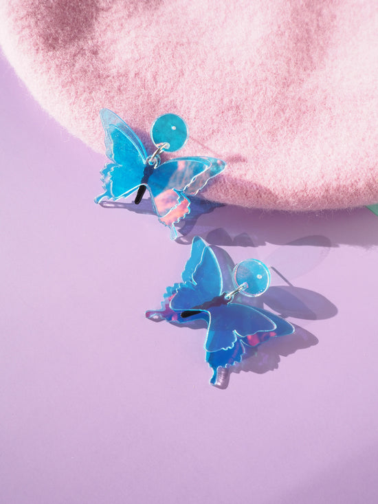 Butterfly Drop Earrings