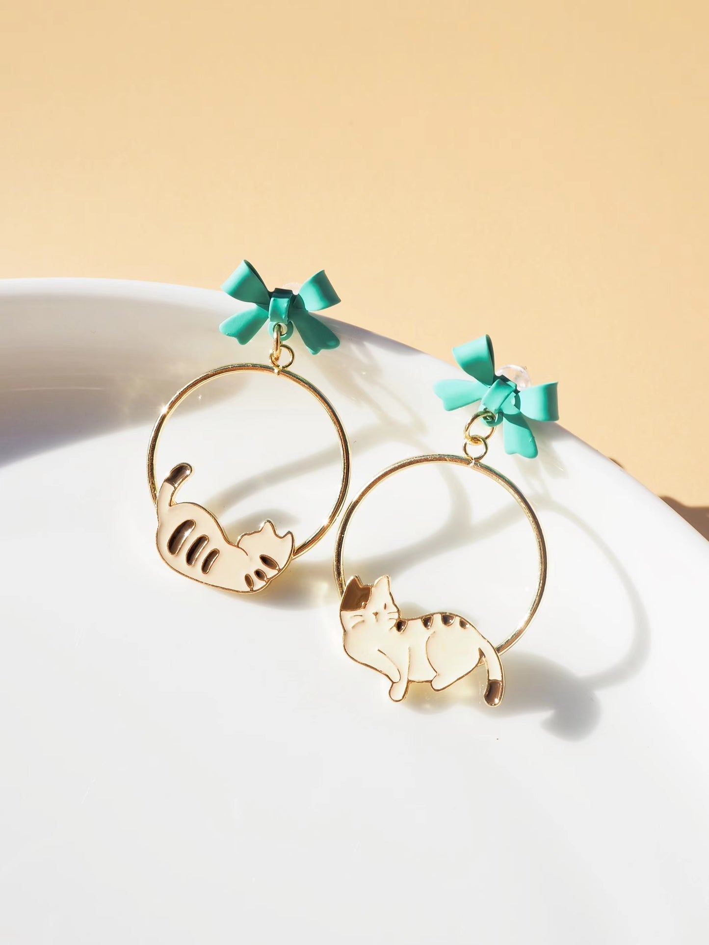 Cat Drop Earrings