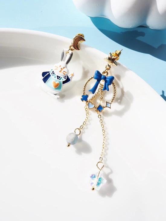 Alice In Wonderland Drop Earrings