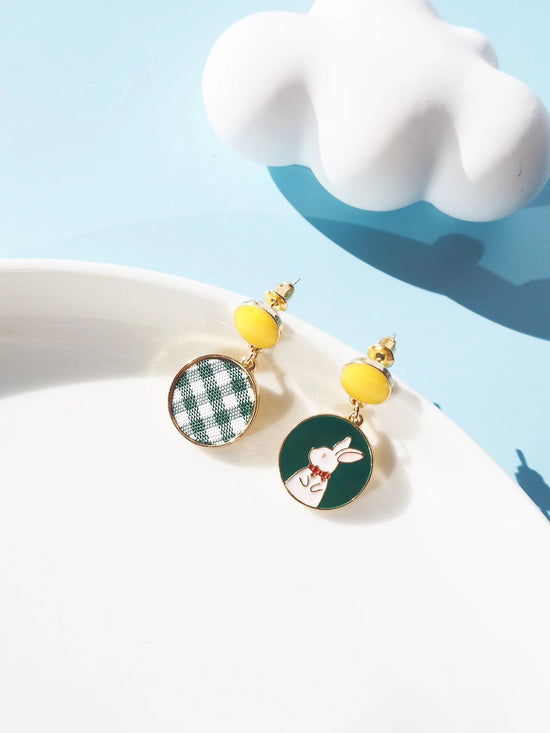 Rabbit Drop Earrings