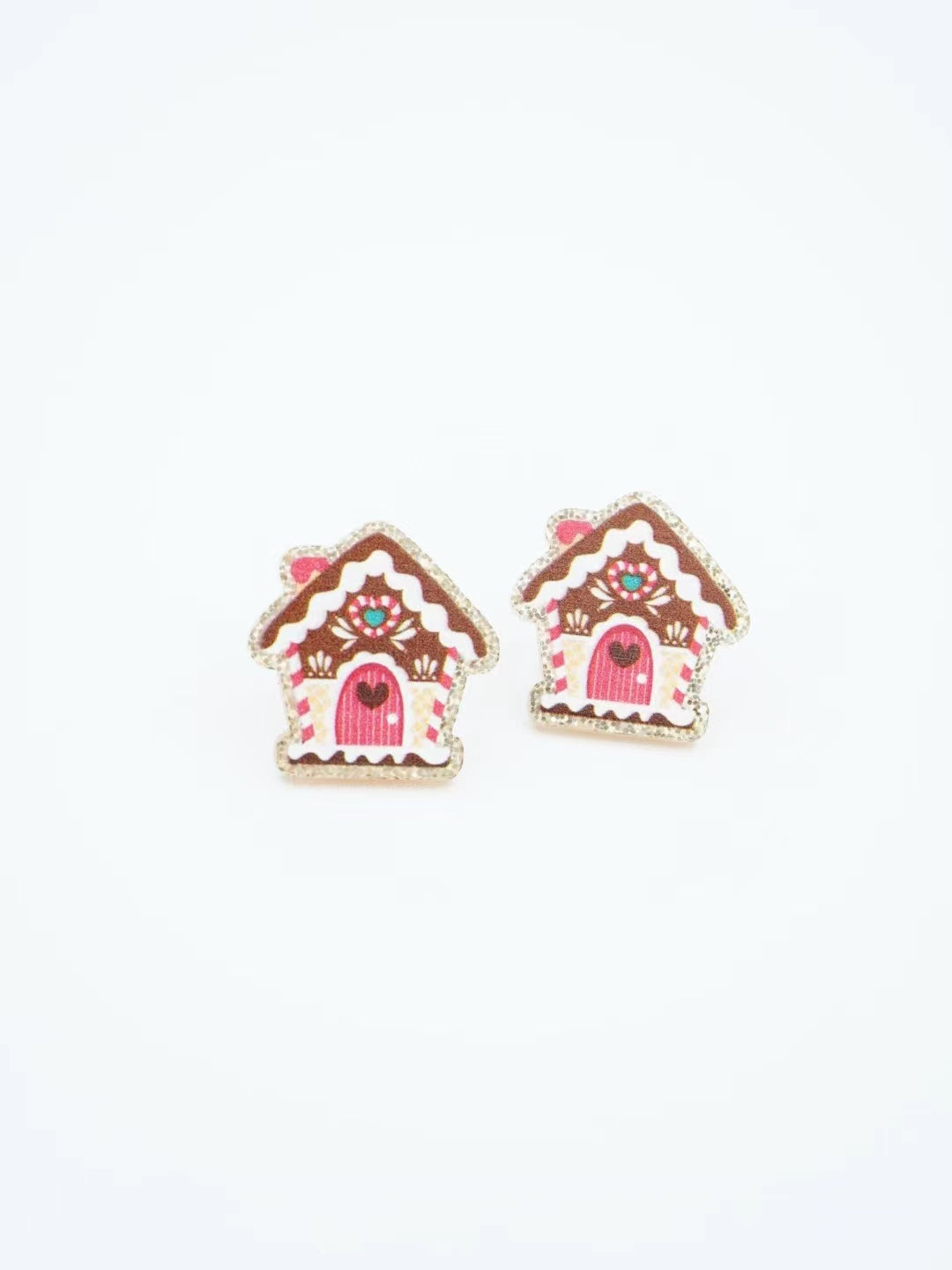 Christmas House Stud Earrings