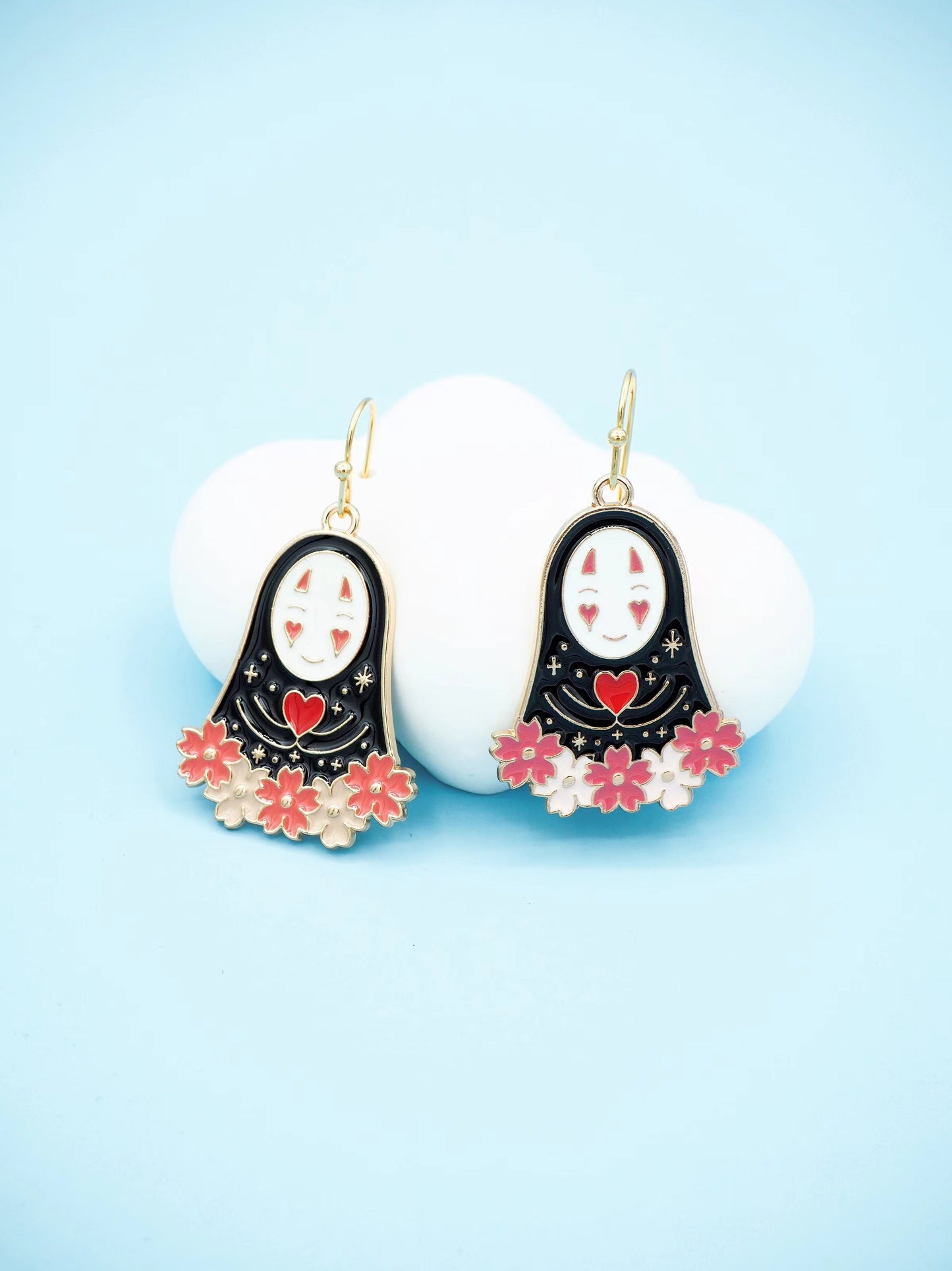 Spirited Away No Face Drop Earrings