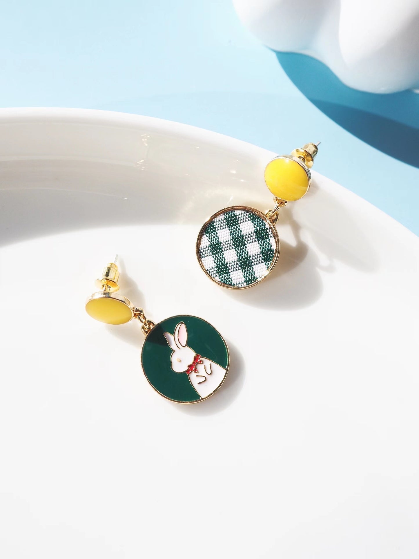 Rabbit Drop Earrings