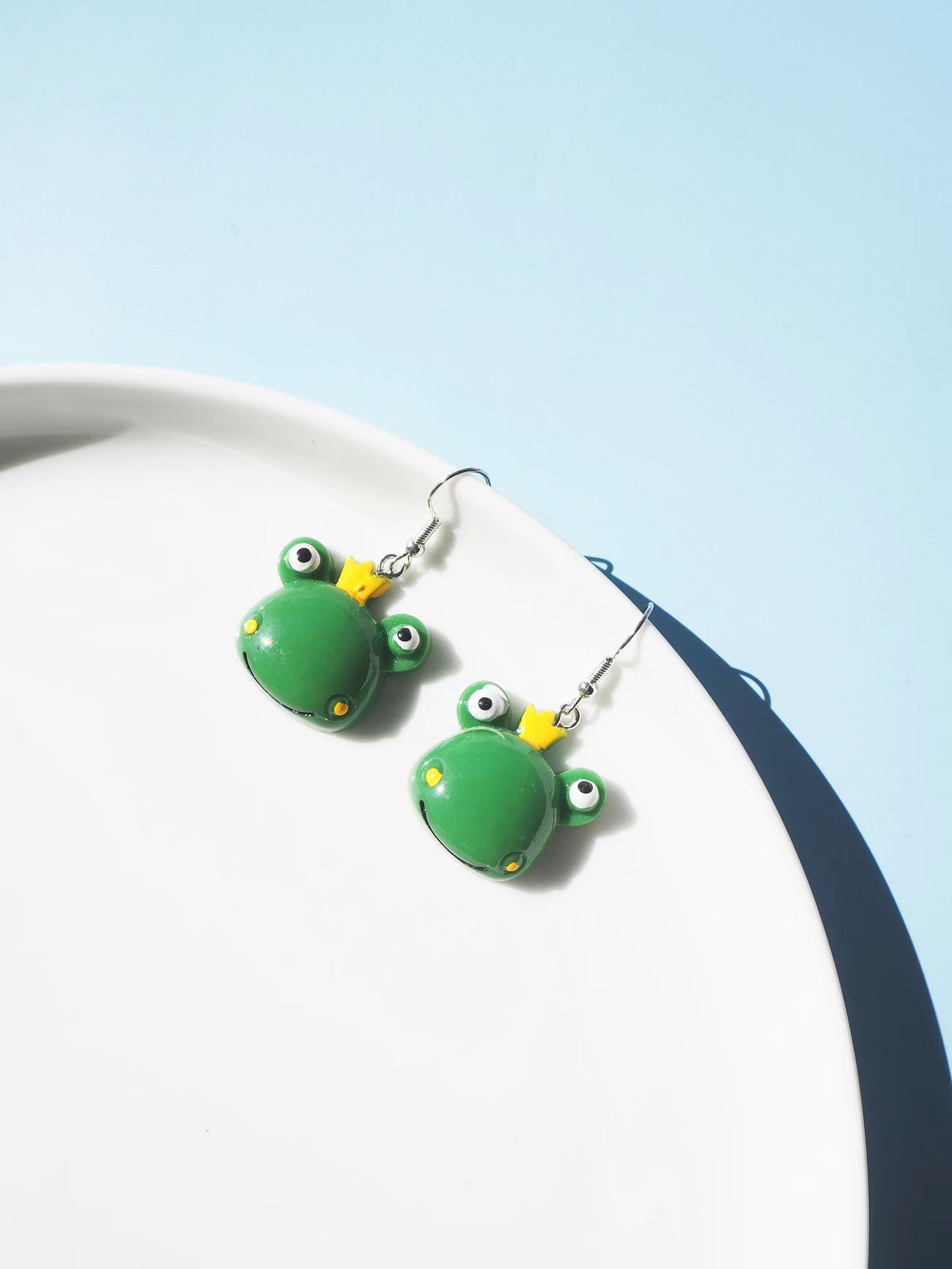 Frog Hook Drop Earrings