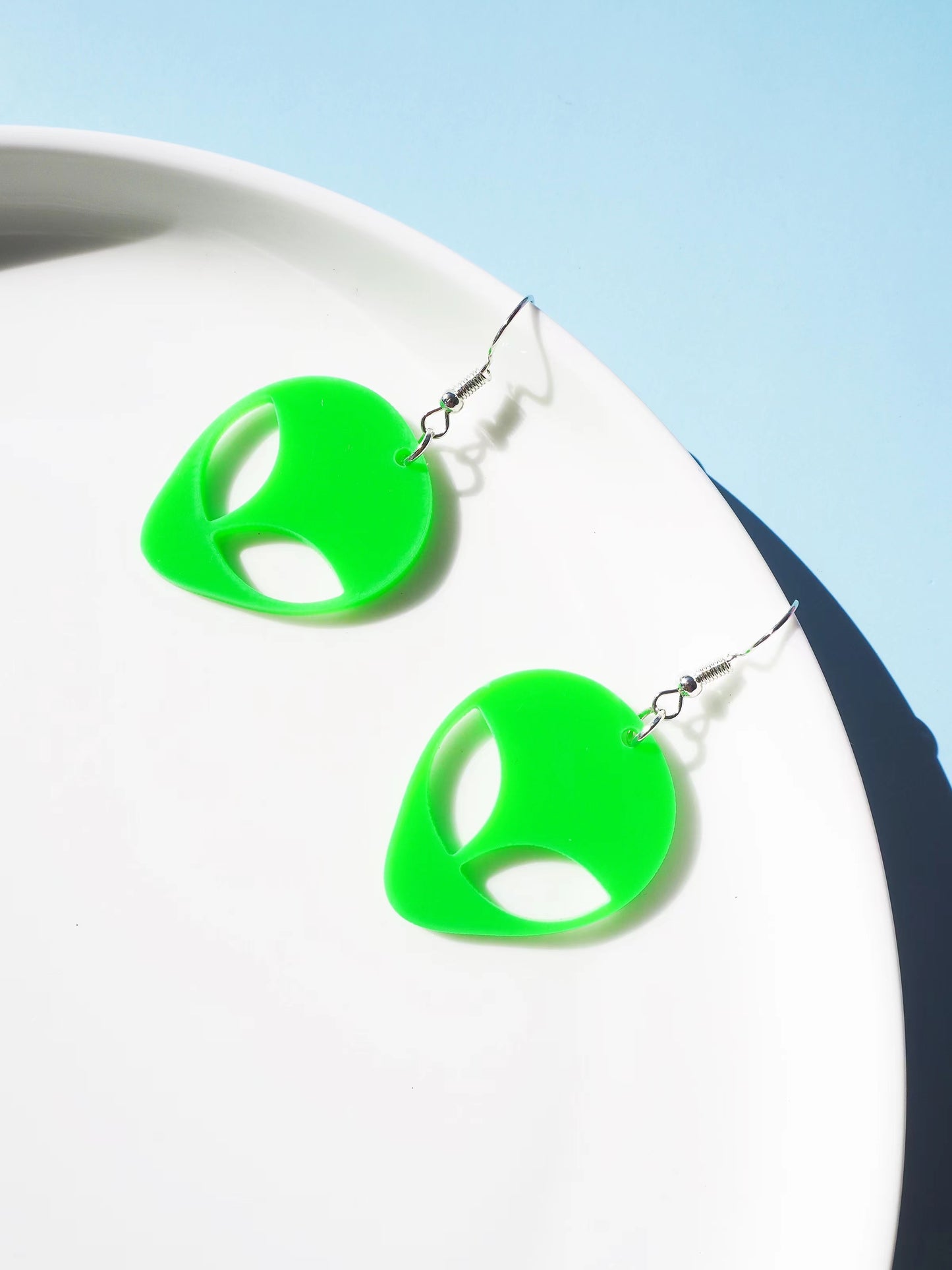 Aliens Hook Drop Earrings