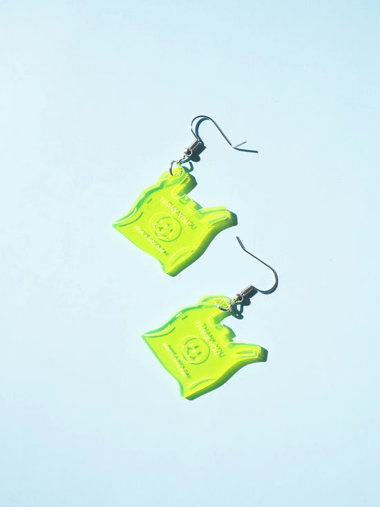 Bag Hook Drop Earrings