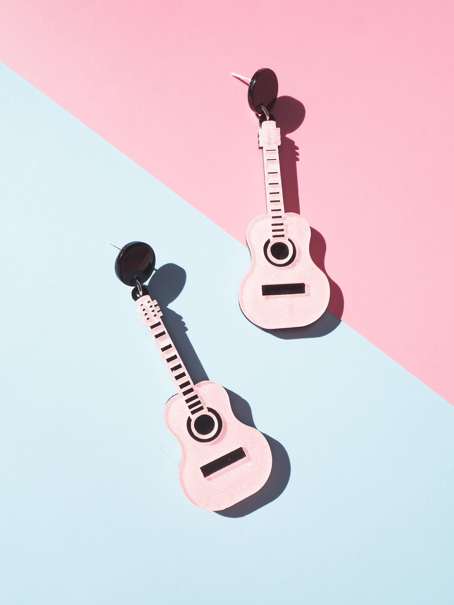 Guitar Drop Earrings