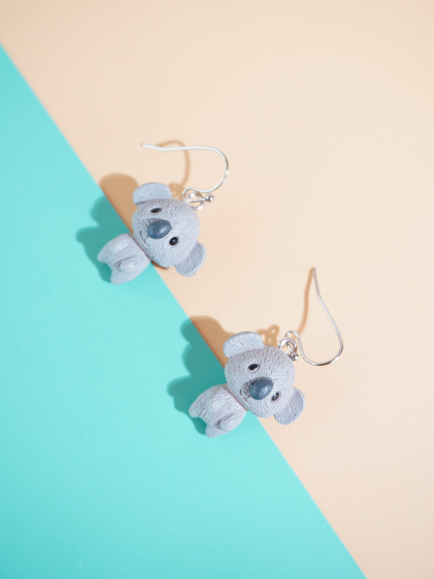 Koala Hook Drop Earrings