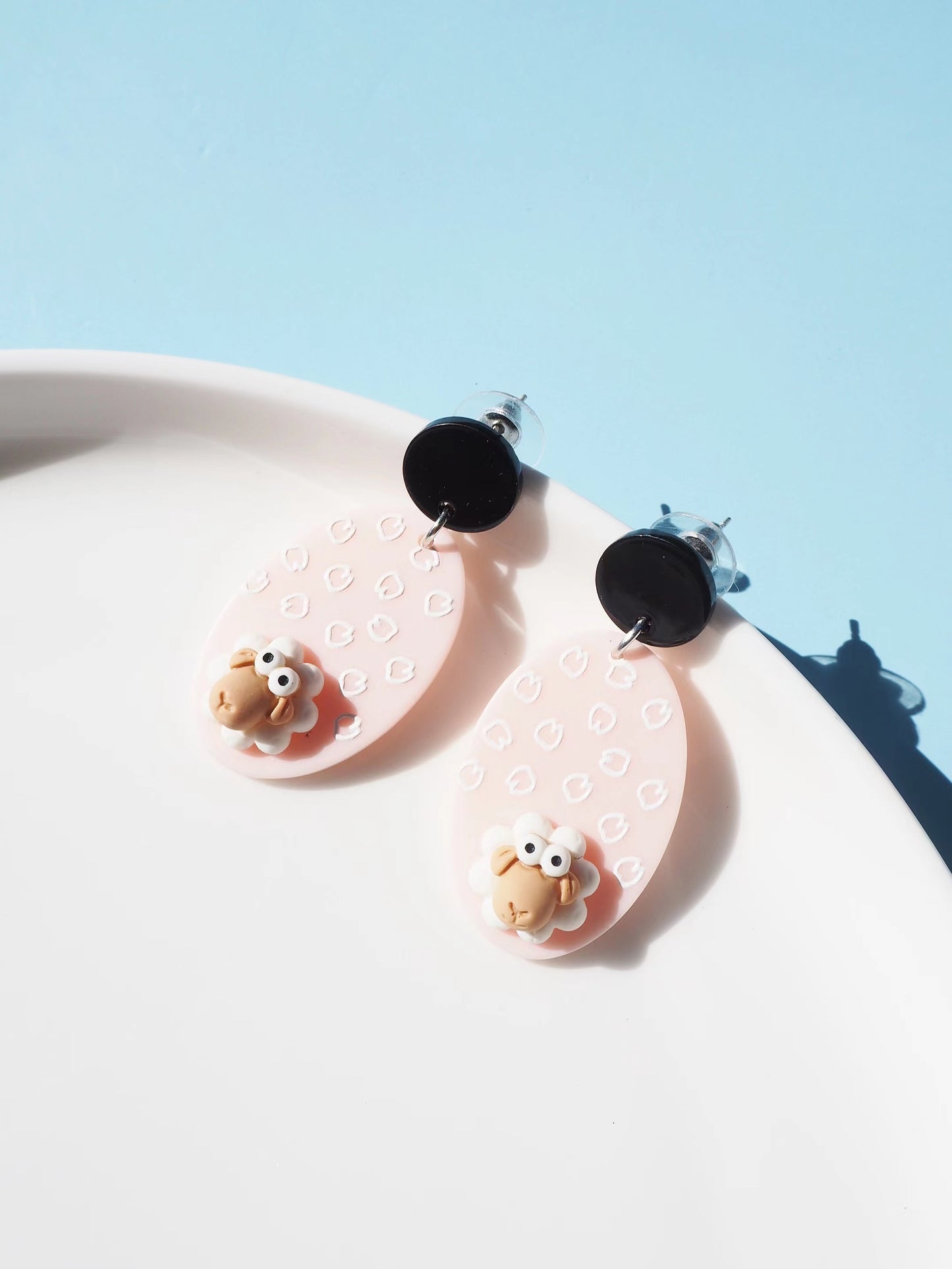 Sheep Drop Earrings