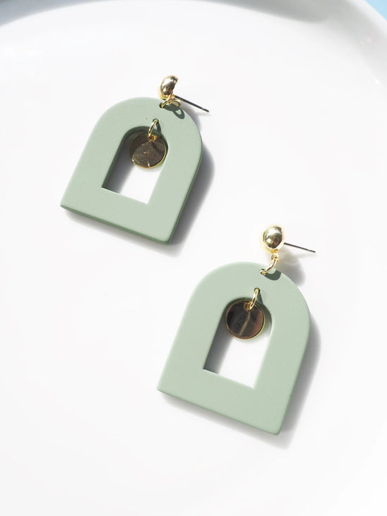 Arc Drop Earrings