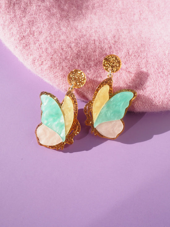 Butterfly Drop Earrings