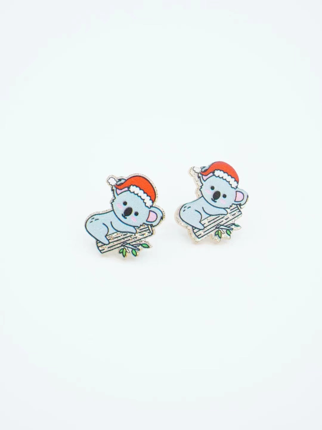 Christmas Koala Stud Earrings