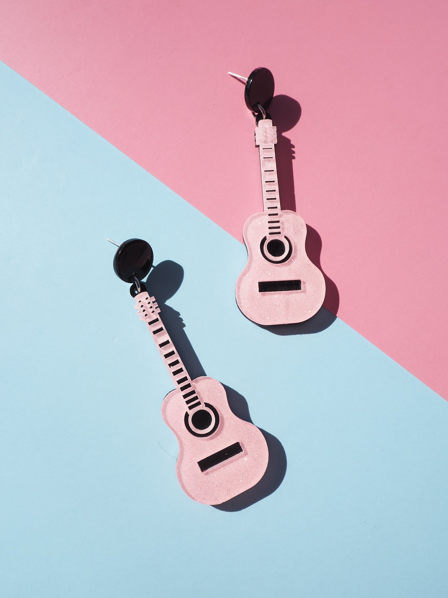 Guitar Drop Earrings