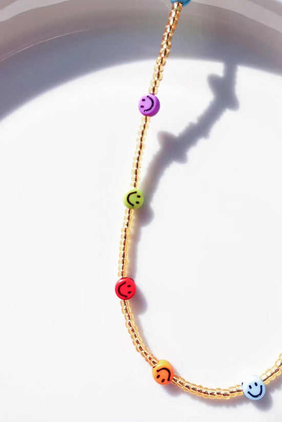 Smiley Bead Necklace