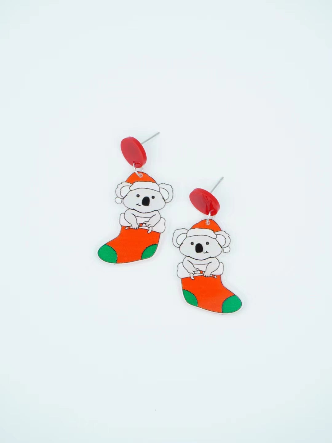 Christmas Koala Drop Earrings