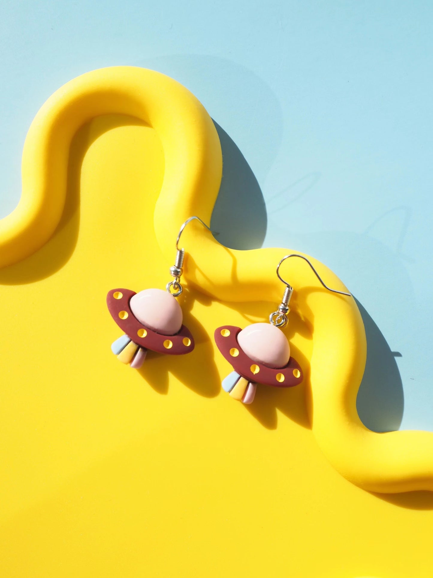 UFO Hook Drop Earrings