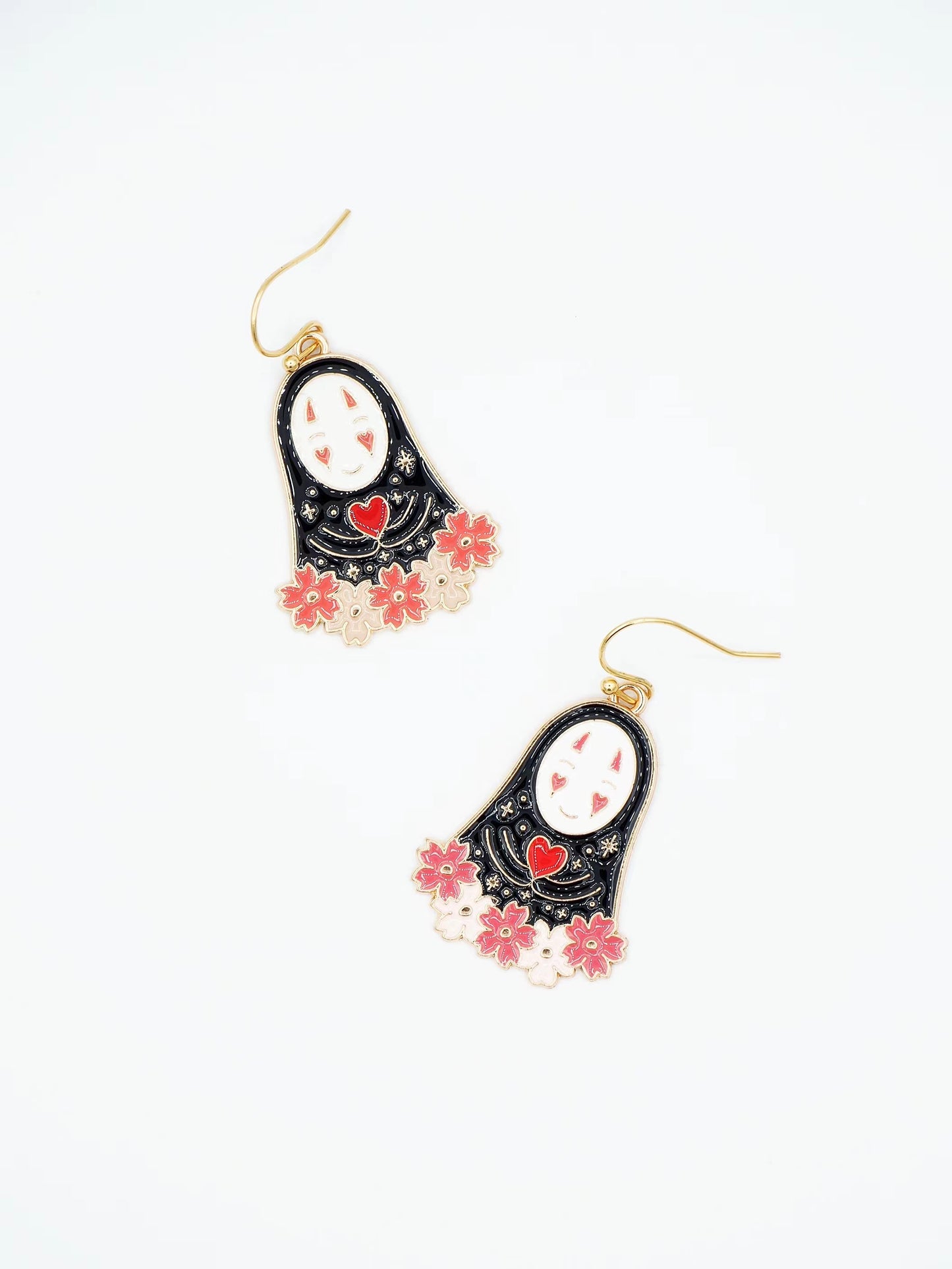 Face store drop earrings