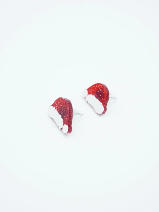 Santa Hat Stud Earrings