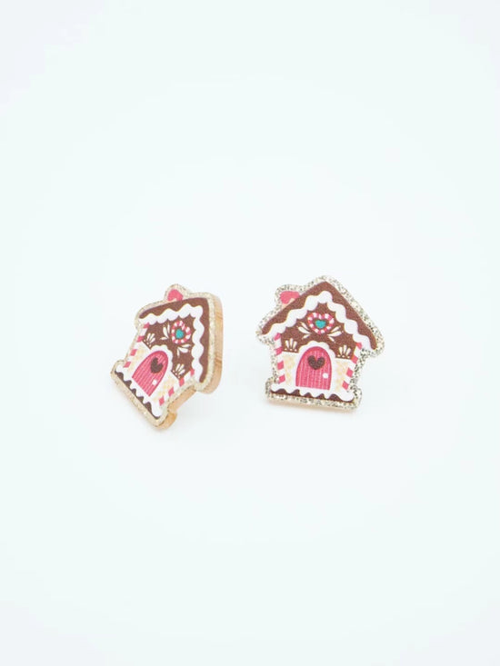 Christmas House Stud Earrings