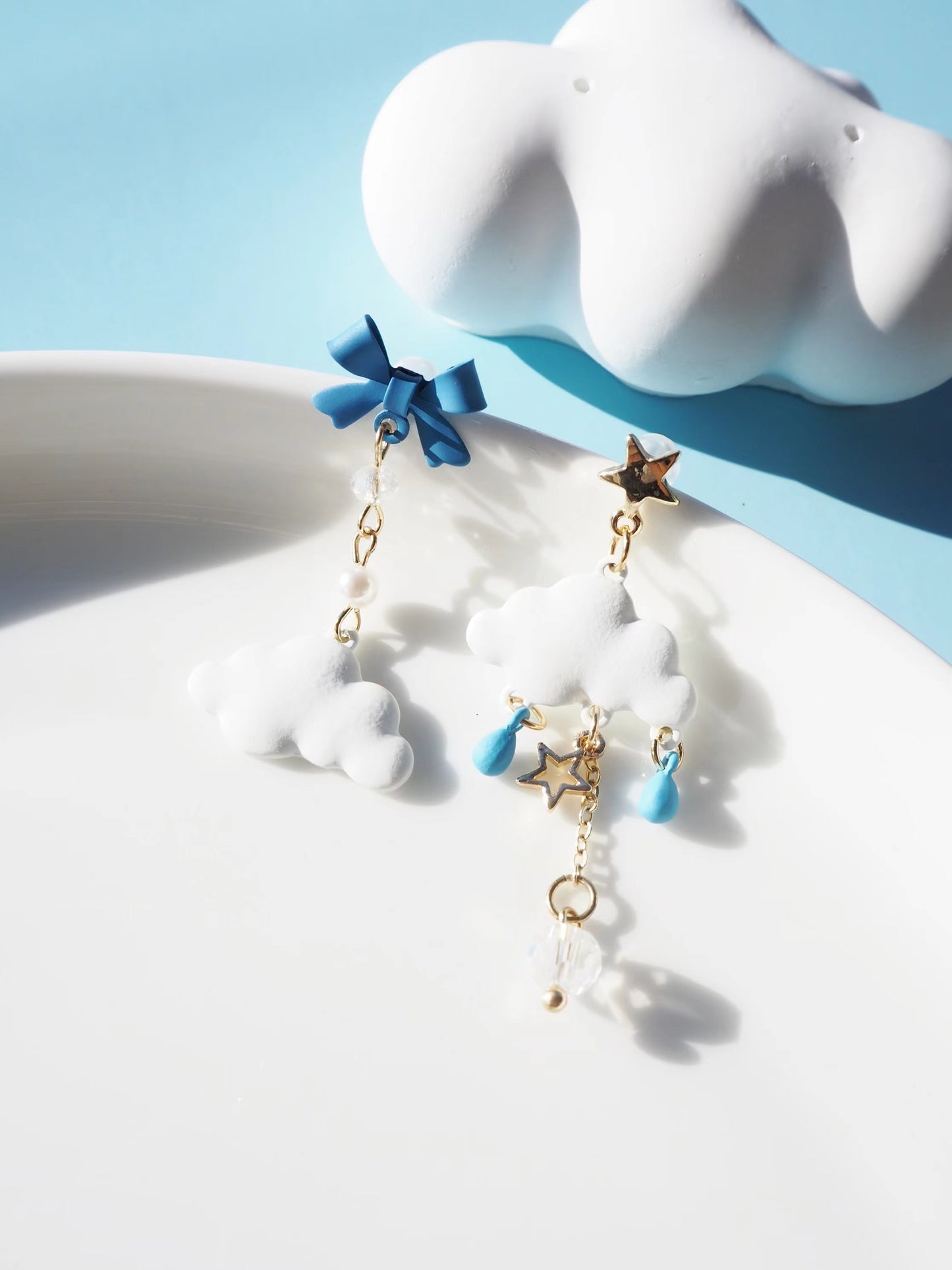 Cloud Drop Earrings