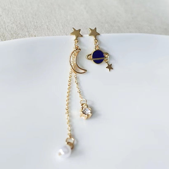 The Moon And The Star Drop Earrings