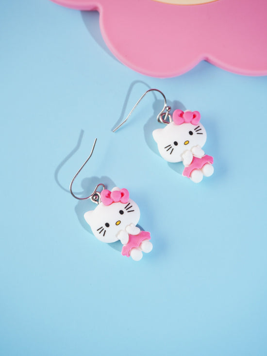 Hello Kitty Hook Drop Earrings