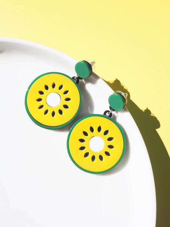 Kiwi Drop Earrings