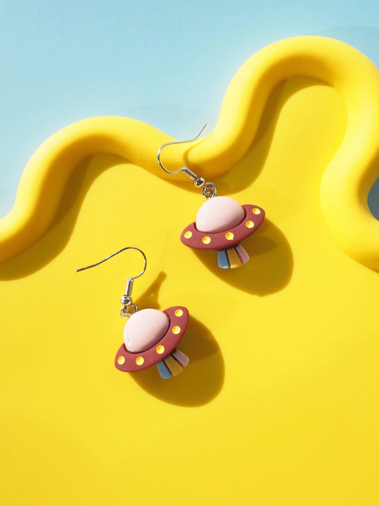 UFO Hook Drop Earrings