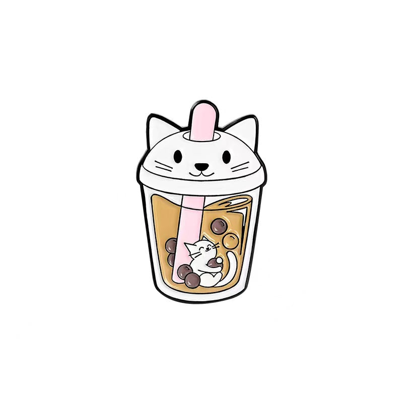 Bubble tea cat