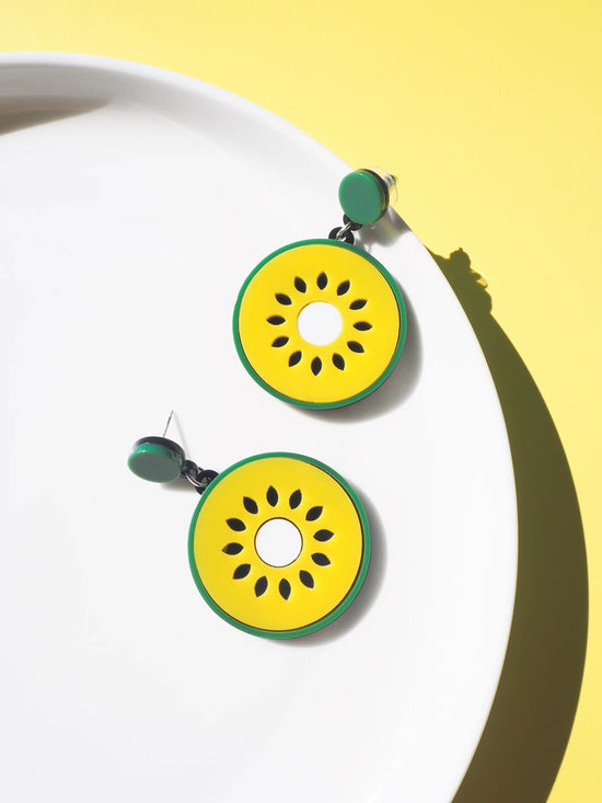 Kiwi Drop Earrings