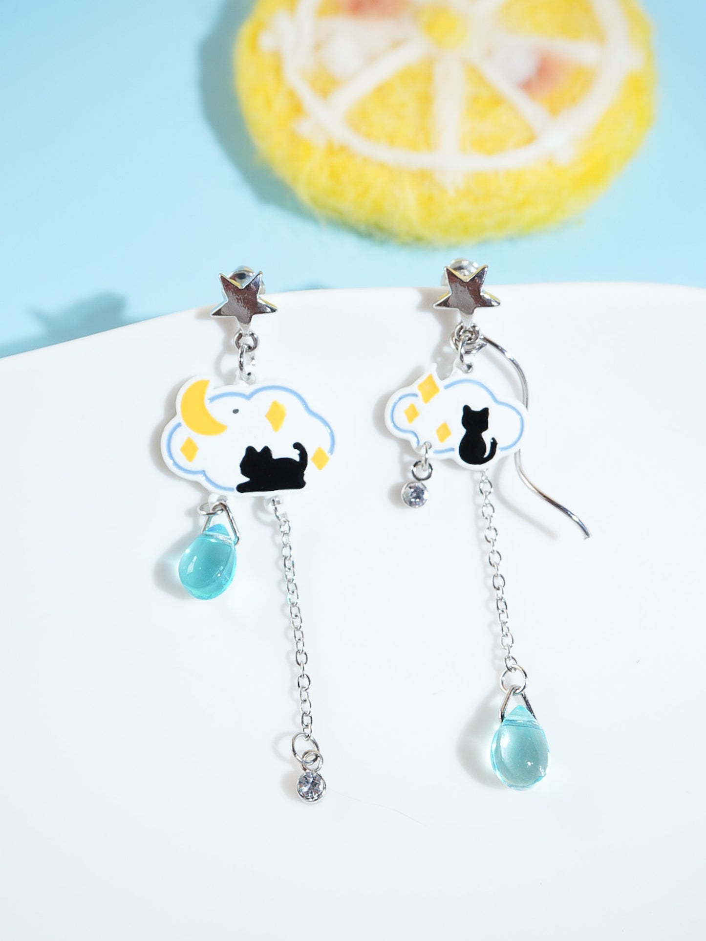 Cloud deals drop earrings