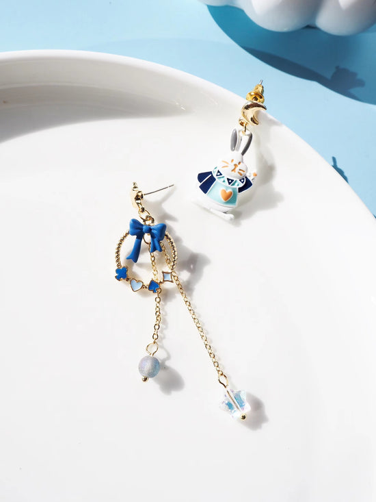 Alice In Wonderland Drop Earrings