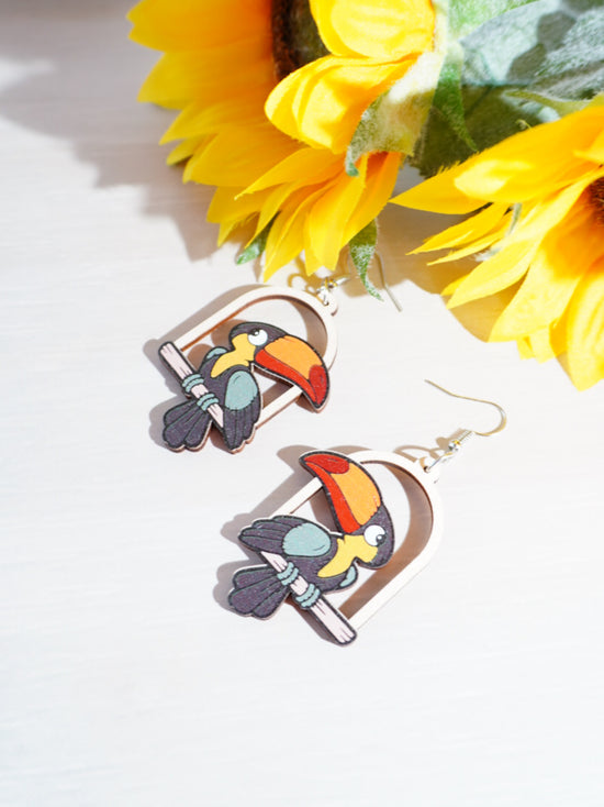 Birds Drop Earrings