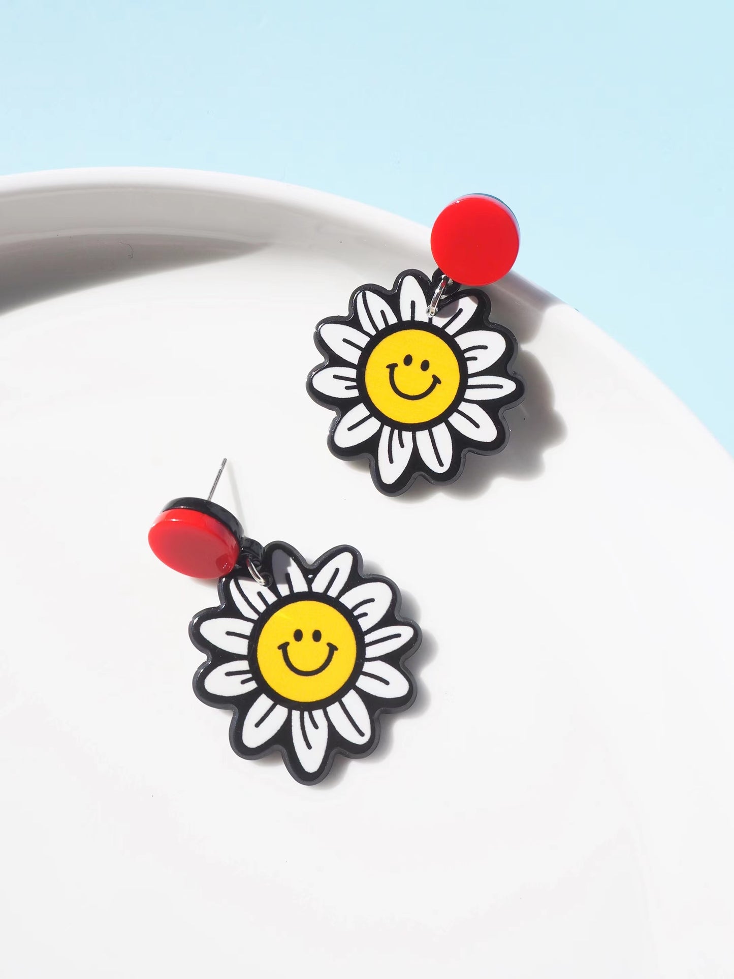 Flower Drop Earrings