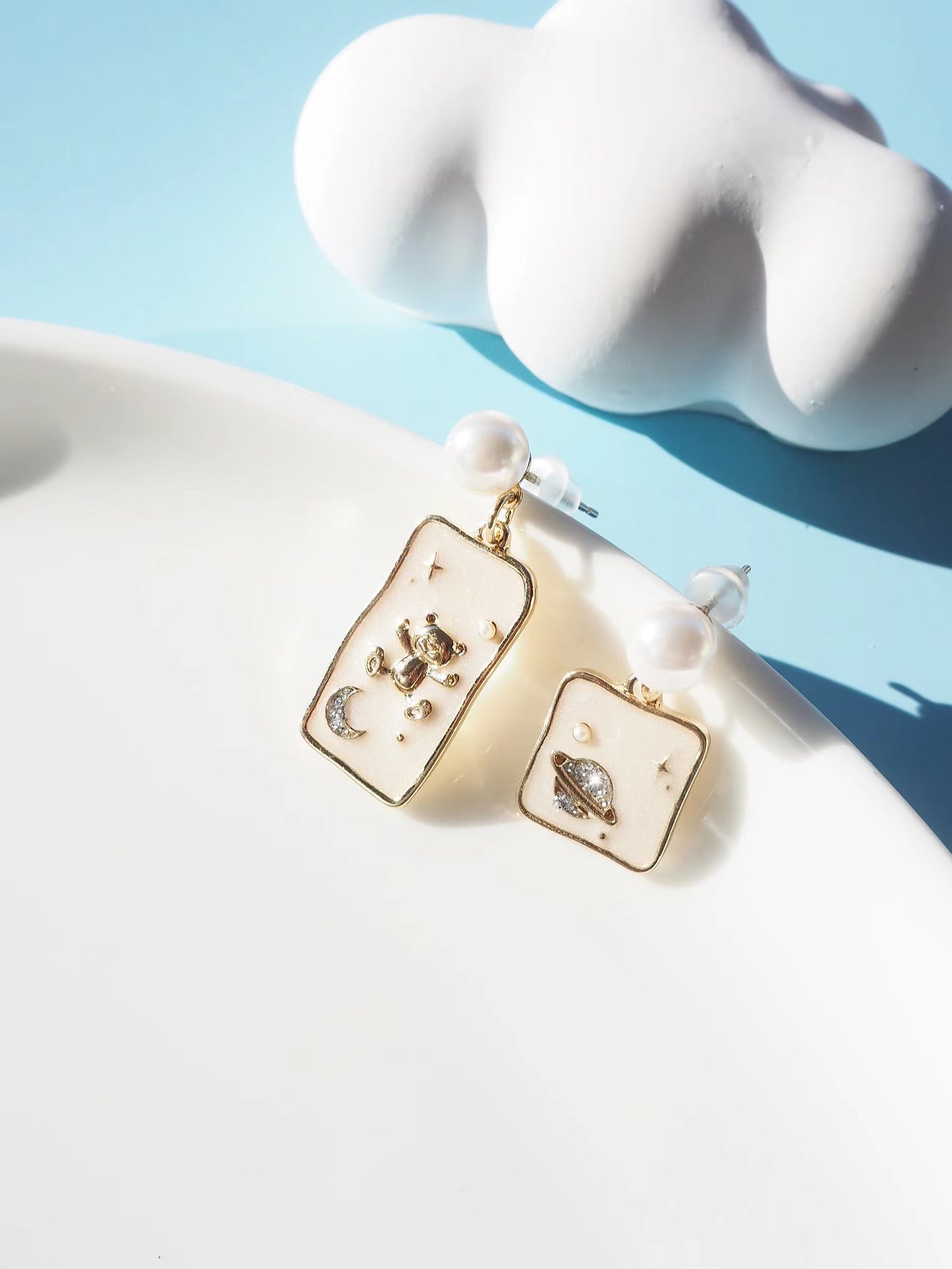 Bear Drop Earrings