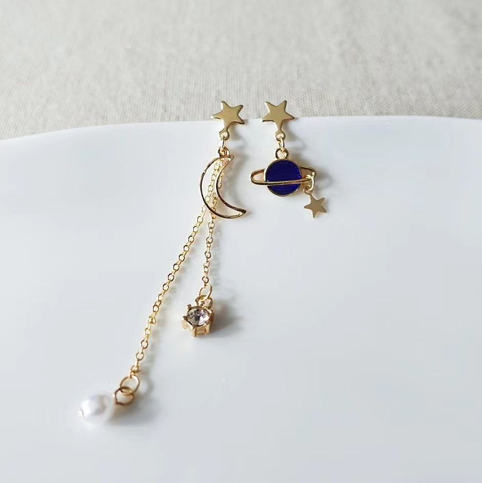 The Moon And The Star Drop Earrings