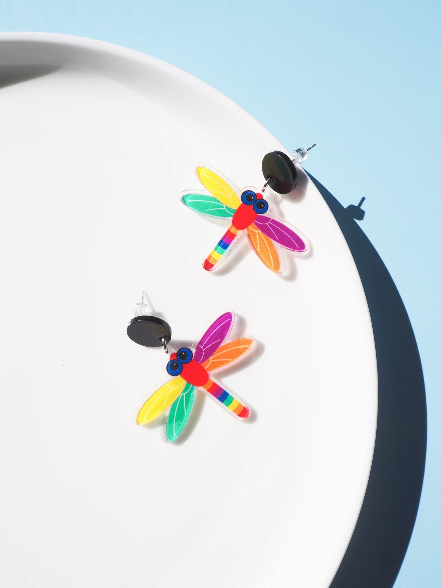 Dragonfly Drop Earrings