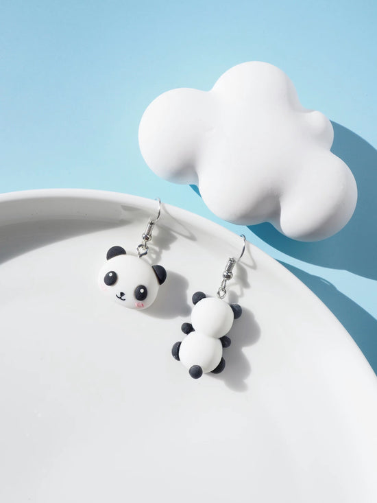 Panda Hook Drop Earrings