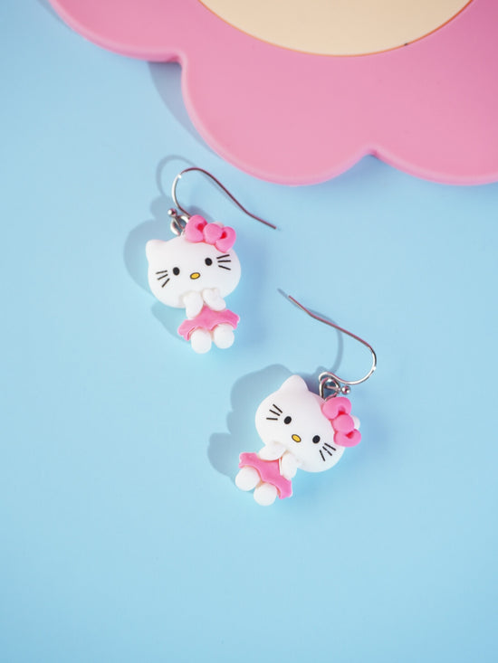 Hello Kitty Hook Drop Earrings
