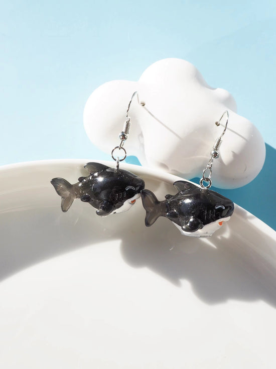 Shark Hook Drop Earrings