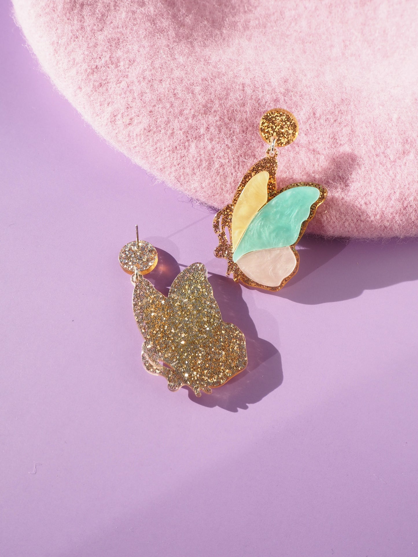 Butterfly Drop Earrings