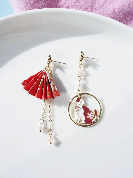 Cat Drop Earrings