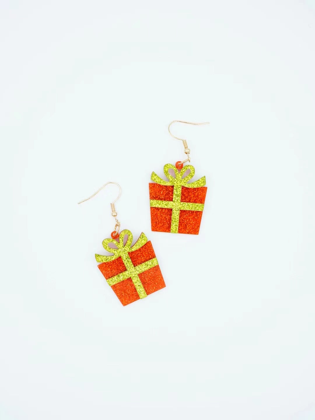 Christmas Gift Box Drop Earrings