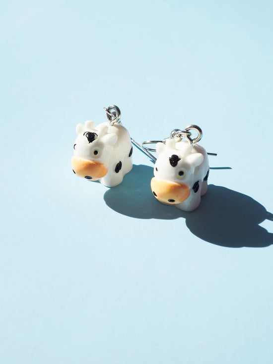 Cow Hook Drop Earrings