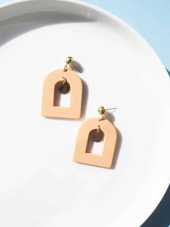 Arc Drop Earrings