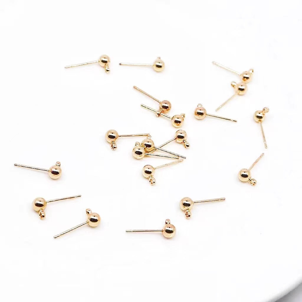 Ball stud earrings (6pcs)